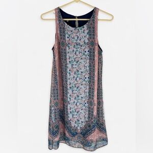 IZ Byer Boho Shift Dress- Size Small